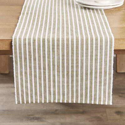 Cicero Striped 100% Cotton Table Runner - Image 0