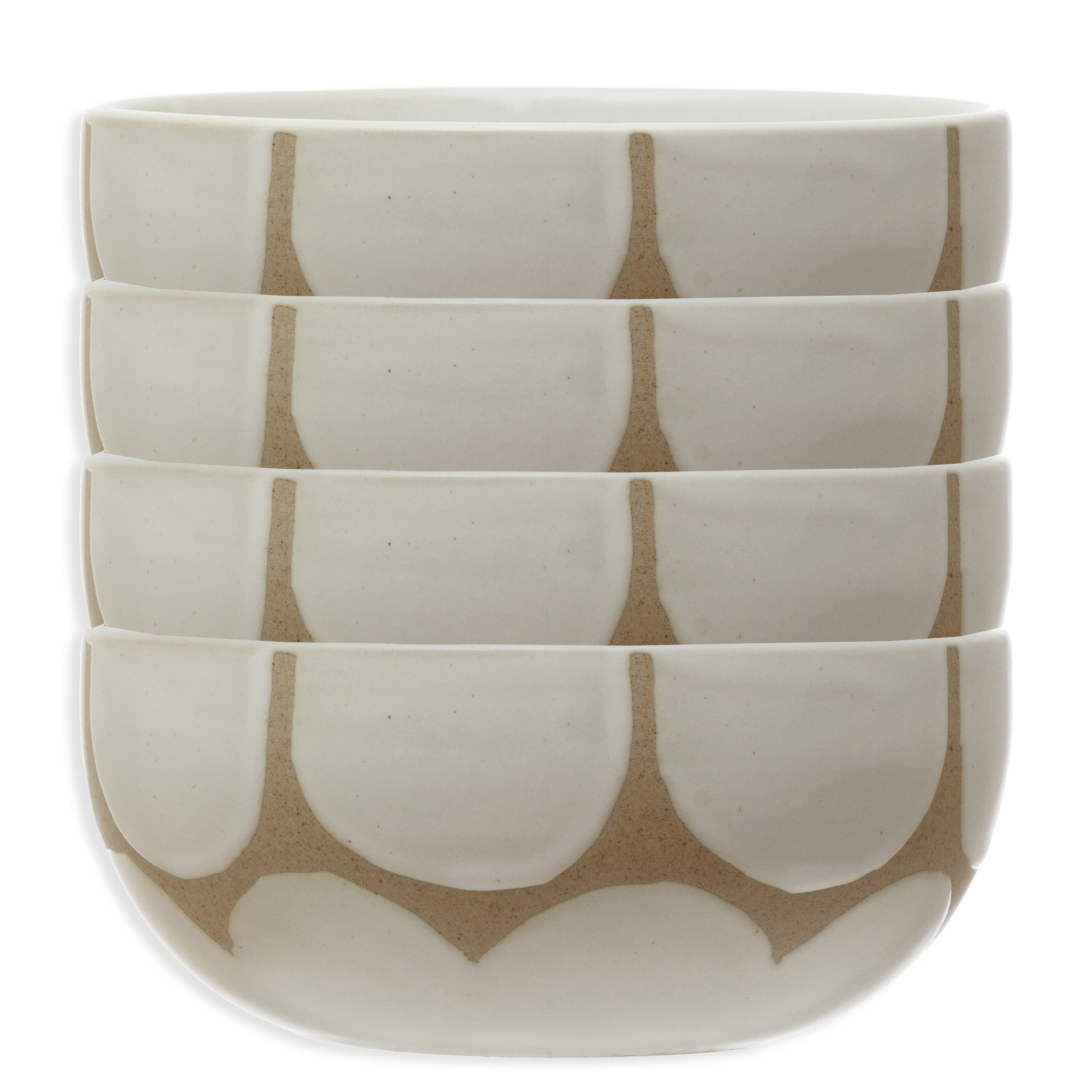 Set of 4, 5.75" Round Stoneware Bowl - Image 0