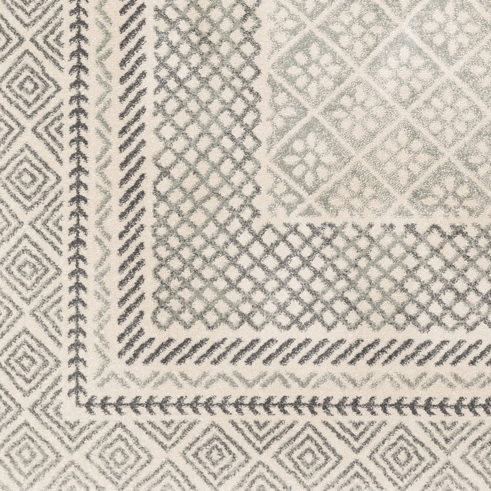 Harput Gray Indoor 2' x 2'11" Machine Woven Rug - Image 6