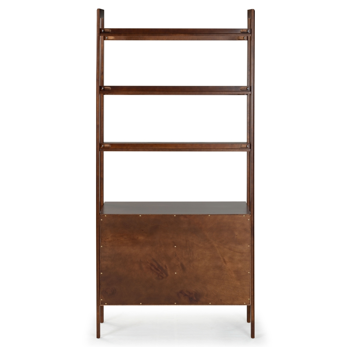 Pasquali Wood Cabinet Bookshelf - Walnut - Image 8