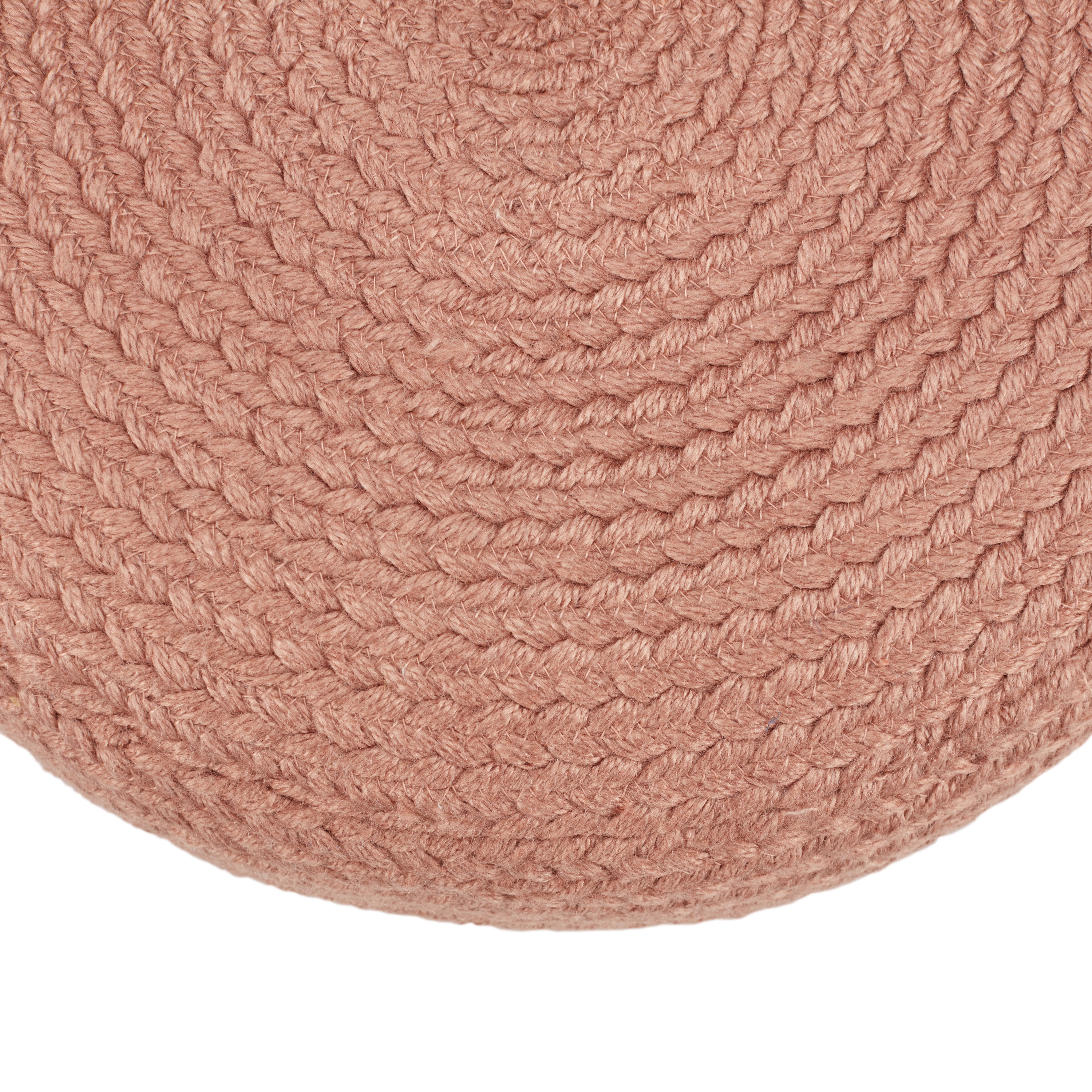 Vibe by Santa Rosa Indoor/ Outdoor Blush Cylinder Pouf - Image 1
