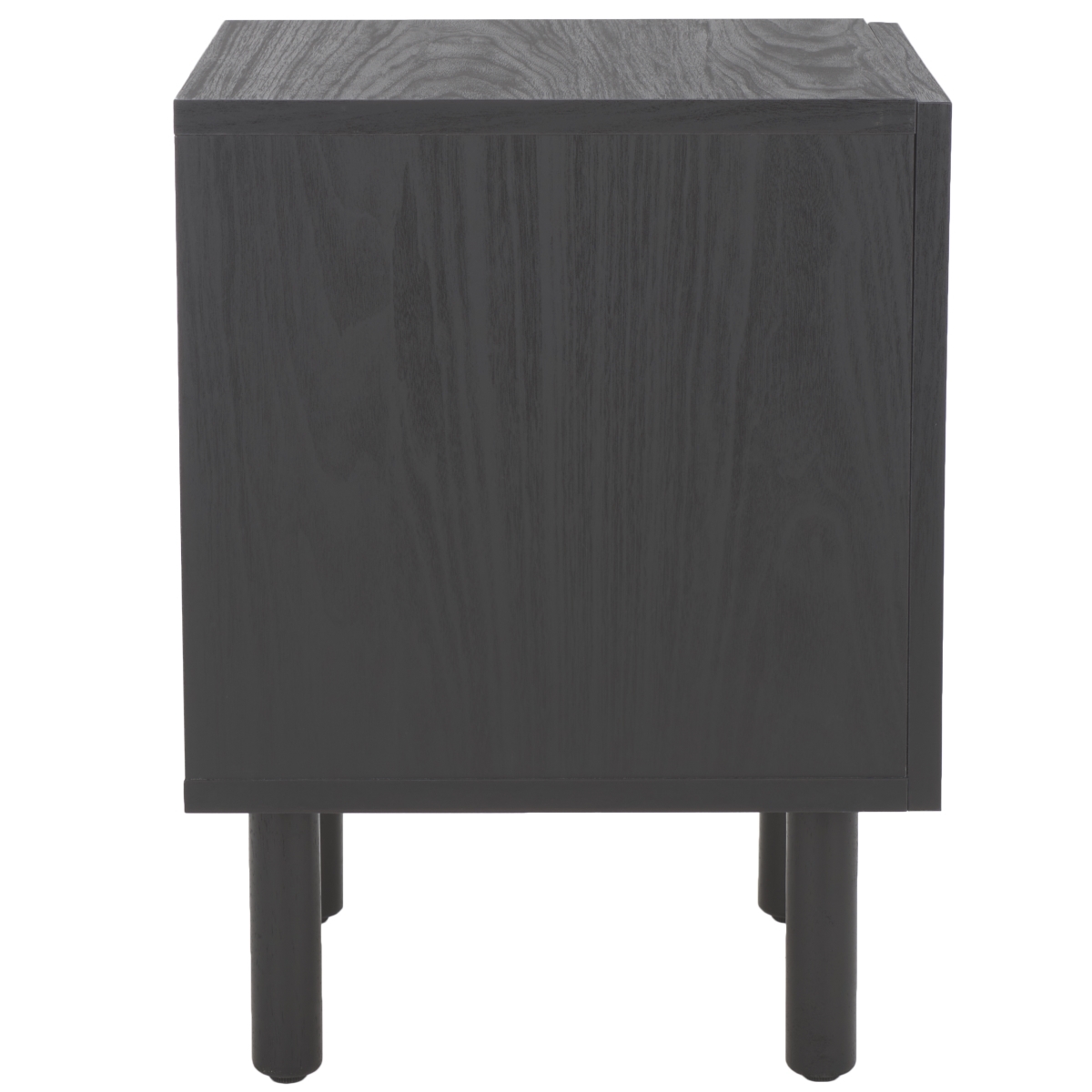 Ophelia 1 Door Night Stand - Black / Natural - Safavieh - Image 6