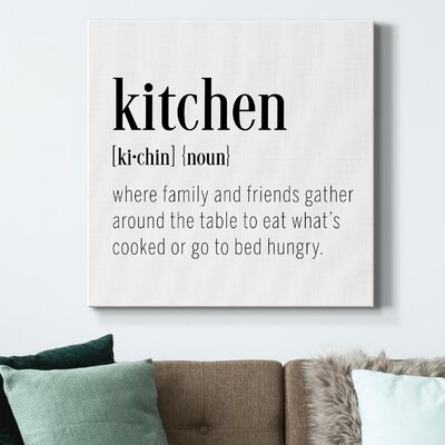 Kitchen Definition-Premium Gallery Wrapped Canvas - Ready To Hang - Image 0