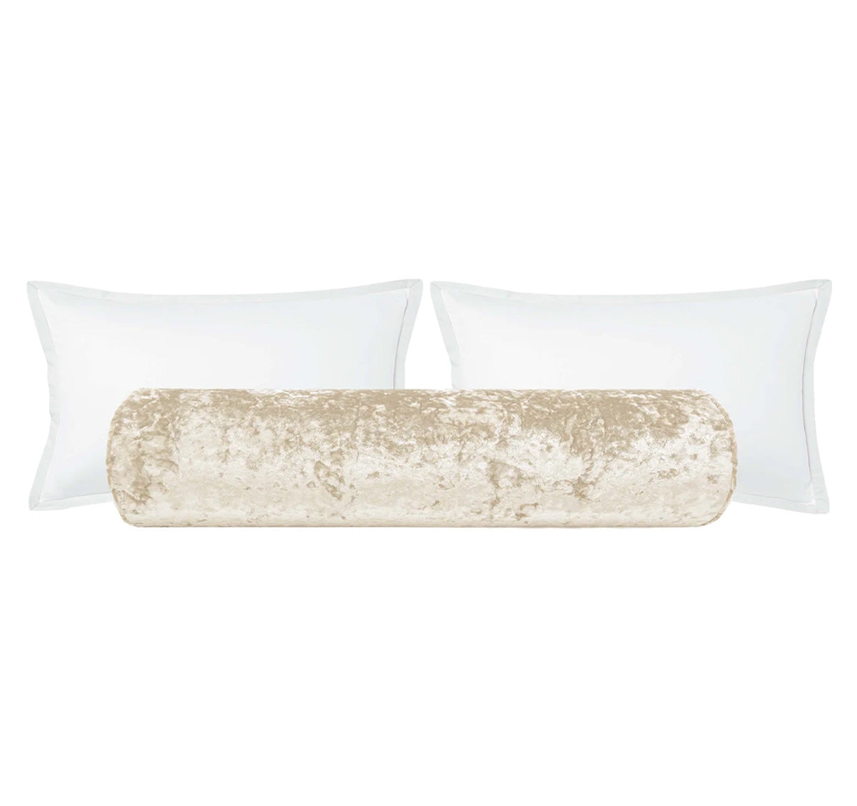 THE BOLSTER :: LAVISH VELVET // ALABASTER - TWIN XL // 9" X 30" - Image 0