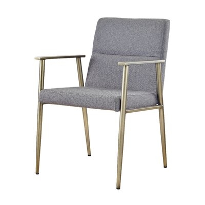 Kirkley Upholstered Arm Chair in Gray - Image 0