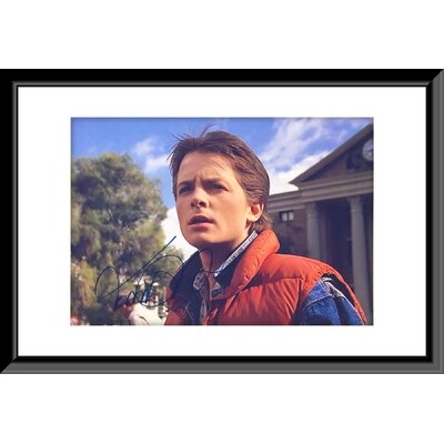 Back To The Future Michael J. Fox Signed Movie Photo - Image 0
