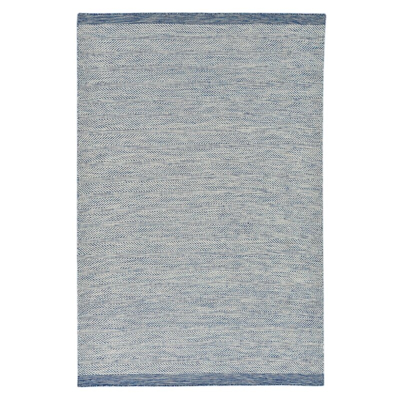Solo Rugs Solo Rugs Isabella Hand Woven Wool Area Rug, Blue, 10 x 14 Rug Size: Rectangle 10' x 14' - Image 0