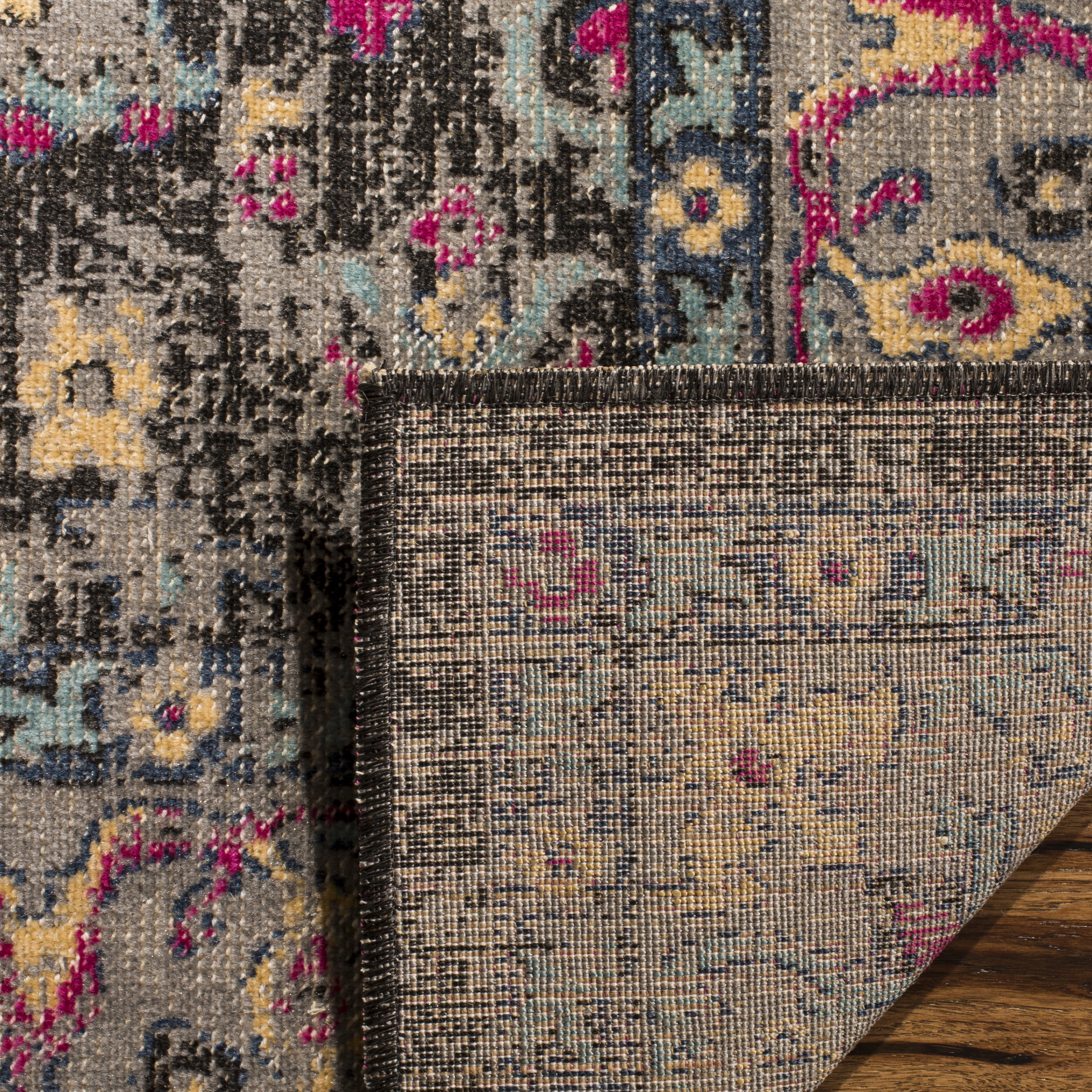 Arlo Home Woven Area Rug, ATN512S, Light Grey/Black,  9' X 12' - Image 2