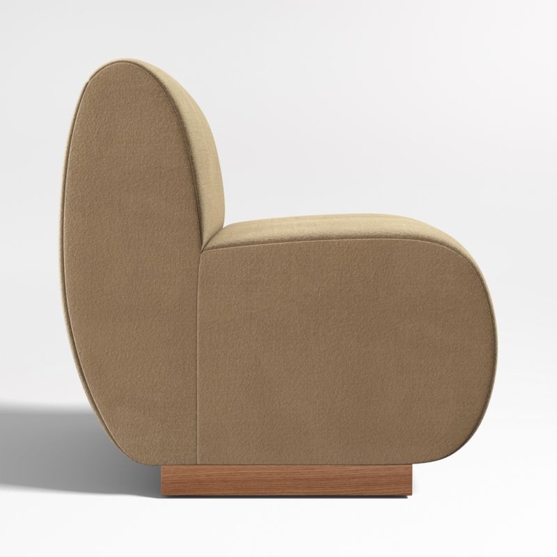 Leandro Ochre Brown Single Dining Banquette - Image 2