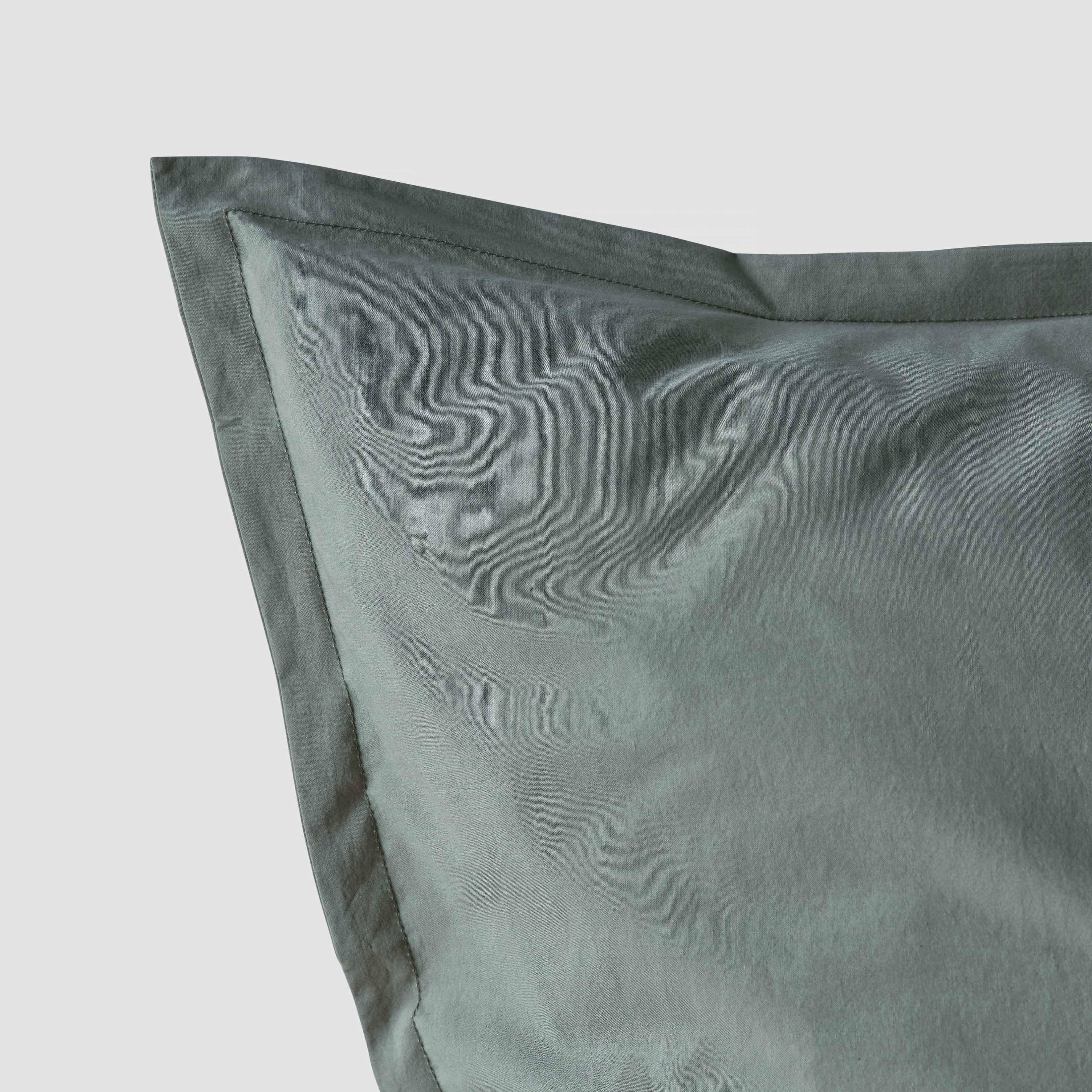 The Citizenry Organic Stonewashed Percale Euro Shams - Image 4