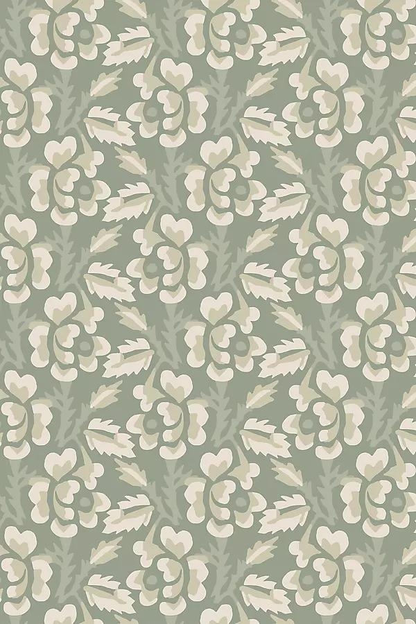 Thorn & Blossom Floral Wallpaper - Image 0