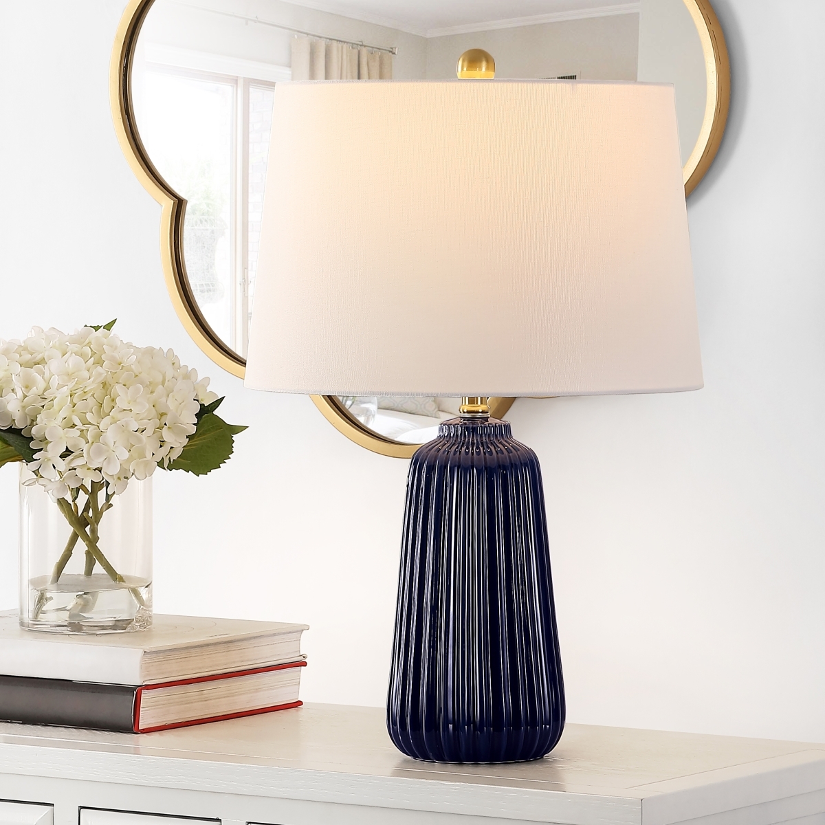 Sawyer 24" Table Lamp - Navy Blue - Image 3
