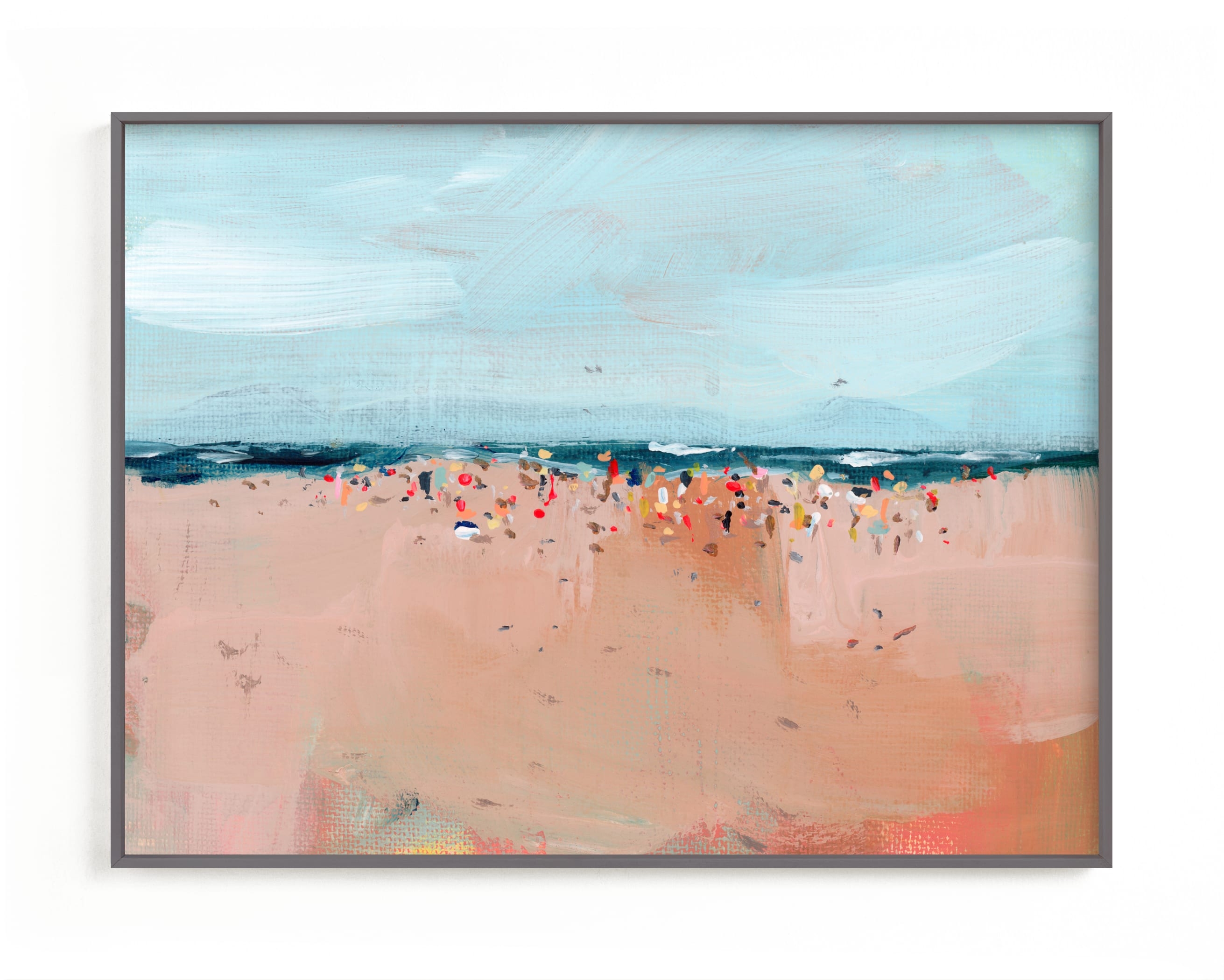 Busy Beach Limited Edition Fine Art Print 2 - Image 0