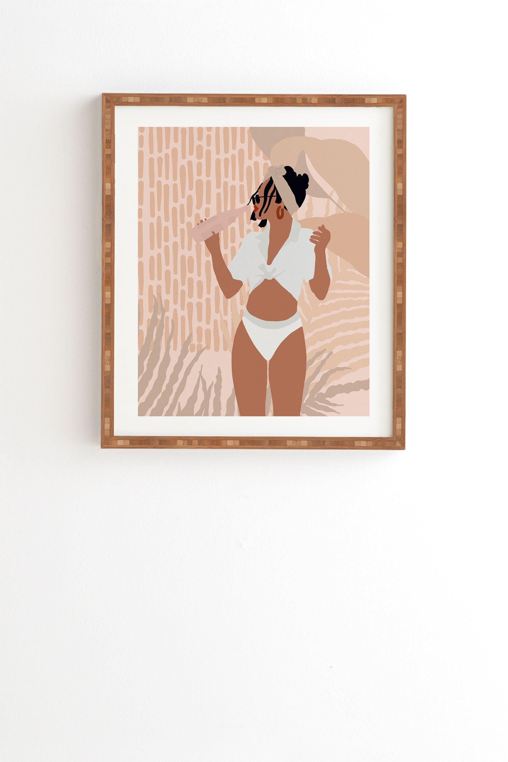 Iveta Abolina Nathalee Framed Wall Art - 30" x 30" - Image 1