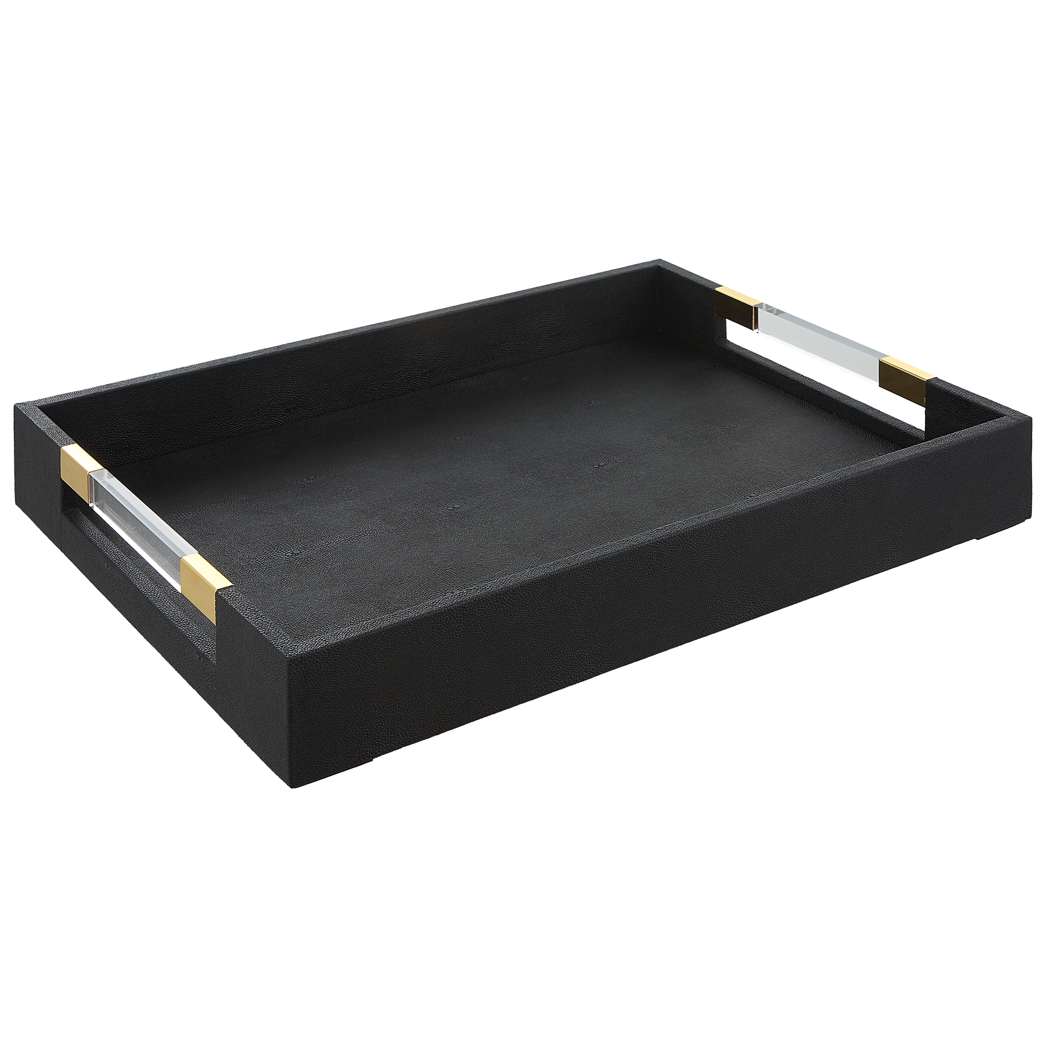 Wessex Black Shagreen Tray - Image 4