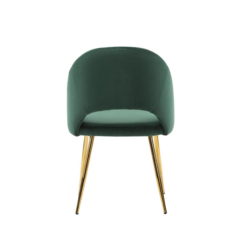Emerico Velvet Upholstered Side Chair - Image 1