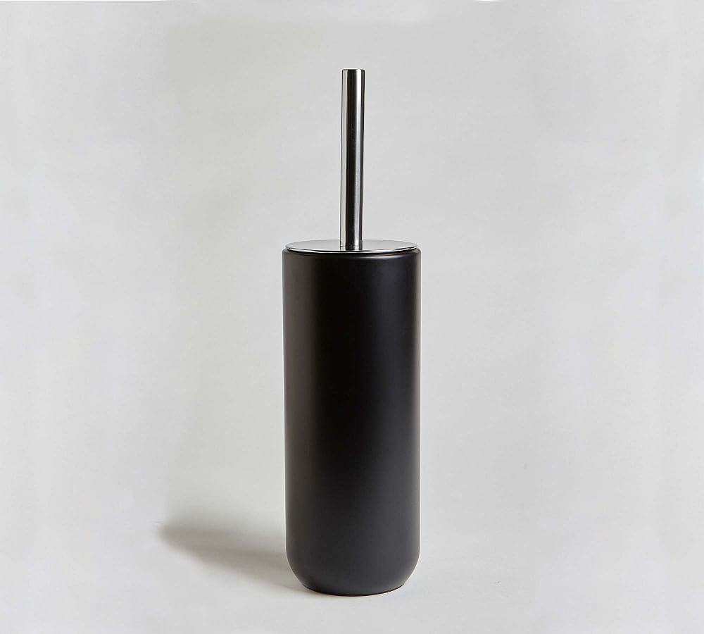 Cylinder Toilet Brush, Black - Image 0