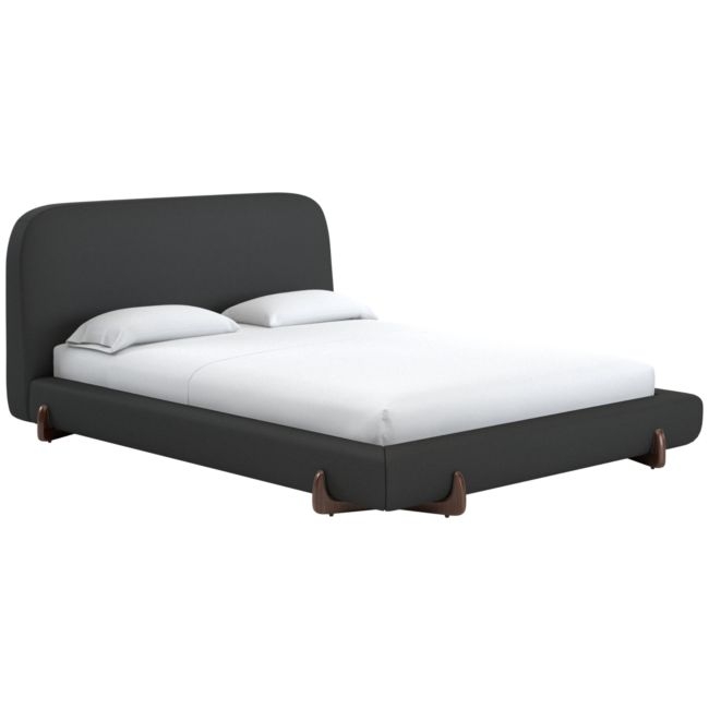 Stivale Queen Bed Kanvas Ebony - Image 0