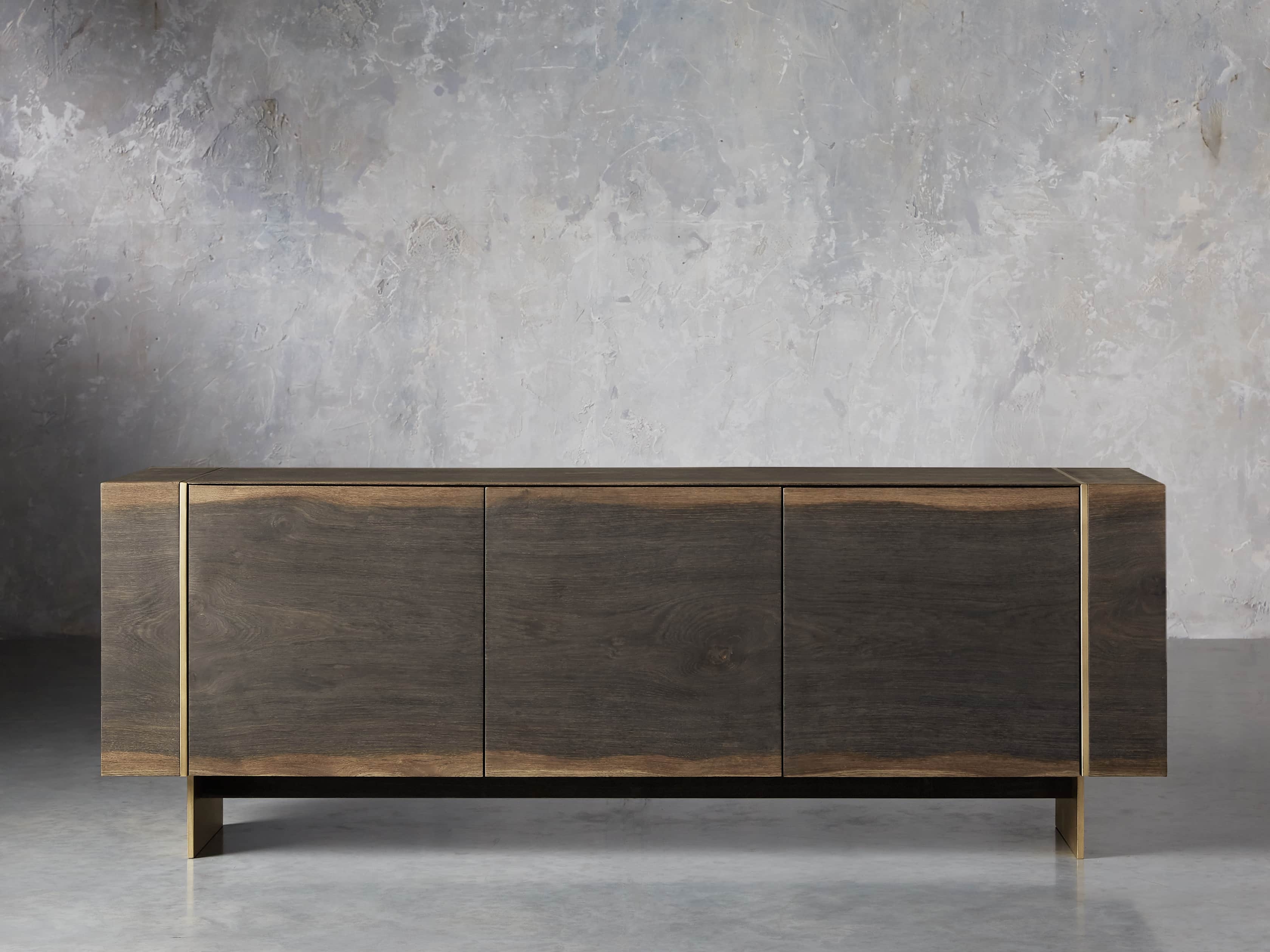 Mihaela Media Console in Wood 71" Brown - Image 0