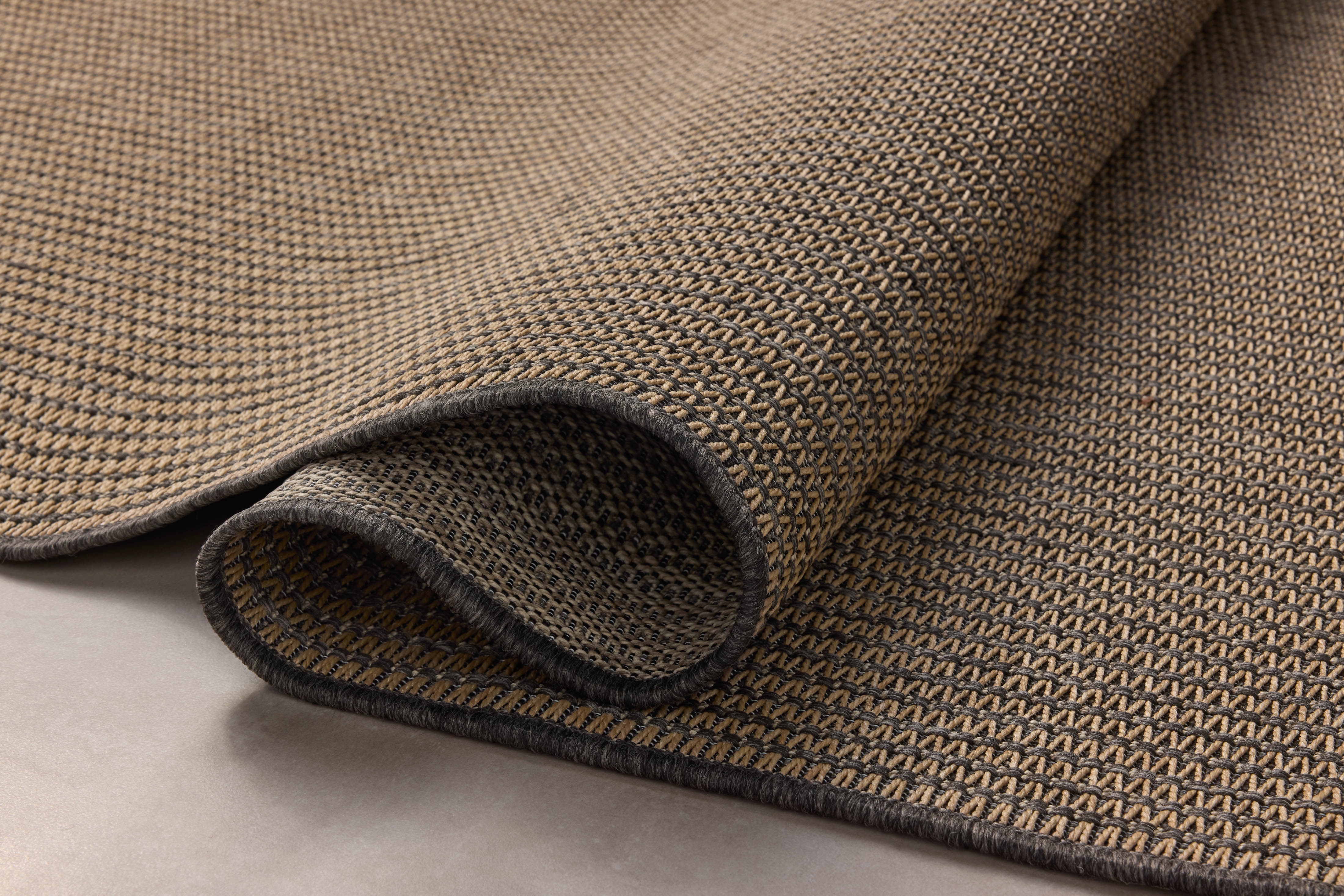 Chris Loves Julia x Loloi Providence Wheat / Charcoal 18" x 18" Sample - Image 3