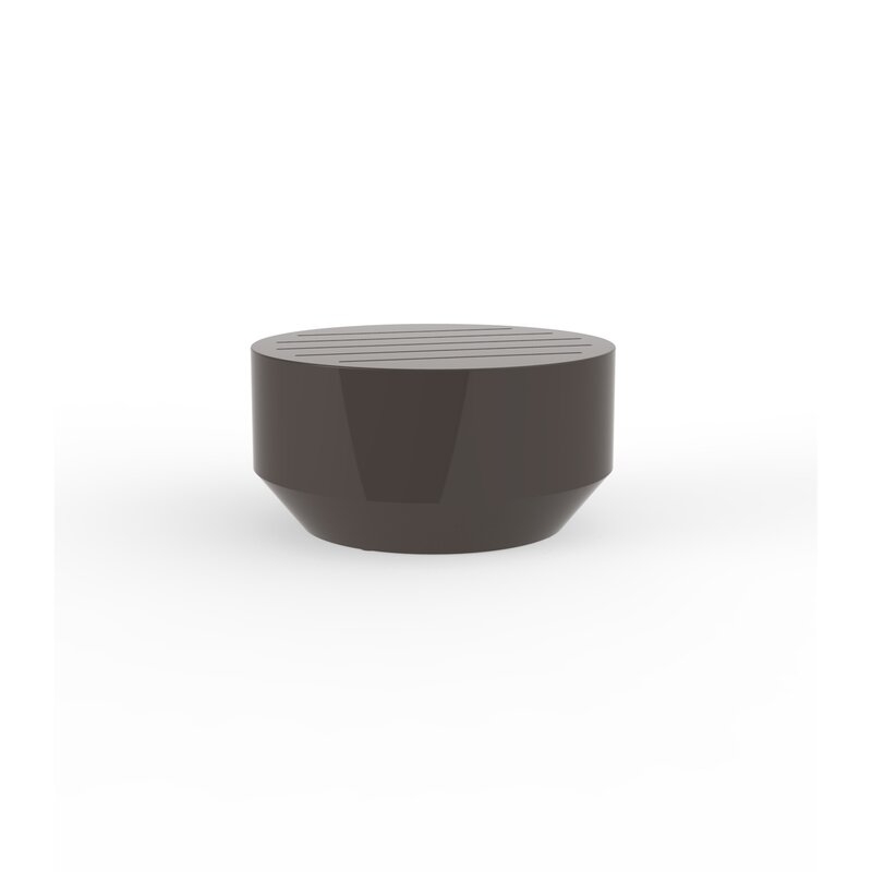 Vondom Vela Plastic Coffee Table Color: Bronze, Table Size: 23.5" Diameter x 11.75" H - Image 0