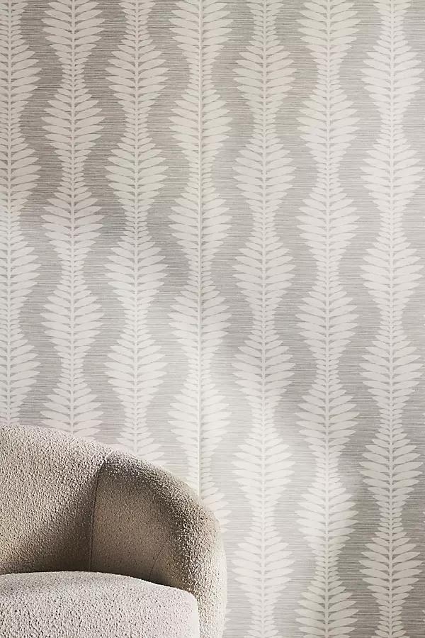 Carina Leaf Botanical Embossed Vinyl Wallpaper - Image 0