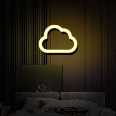 Cute Cloud Neon Sign With Different Sizes - Image 0