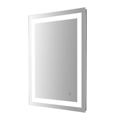 LED Lighted Bathroom Wall Mounted Mirror With High Lumen+Anti-Fog Separately Control+Dimmer Function - Image 0