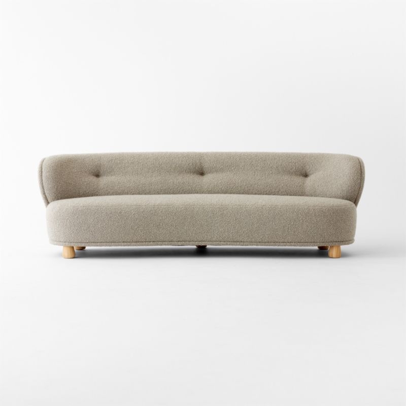 Leonne 90" Grey Boucle Sofa by goop - Image 6