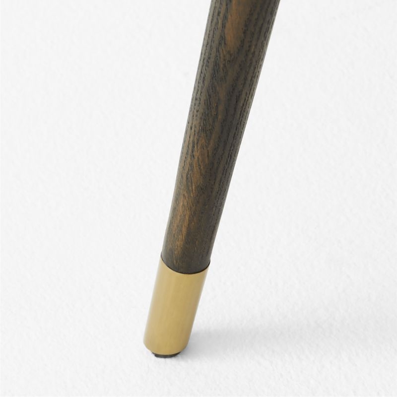 Norrie Snow White Performance Fabric Dining Armchair - Image 5