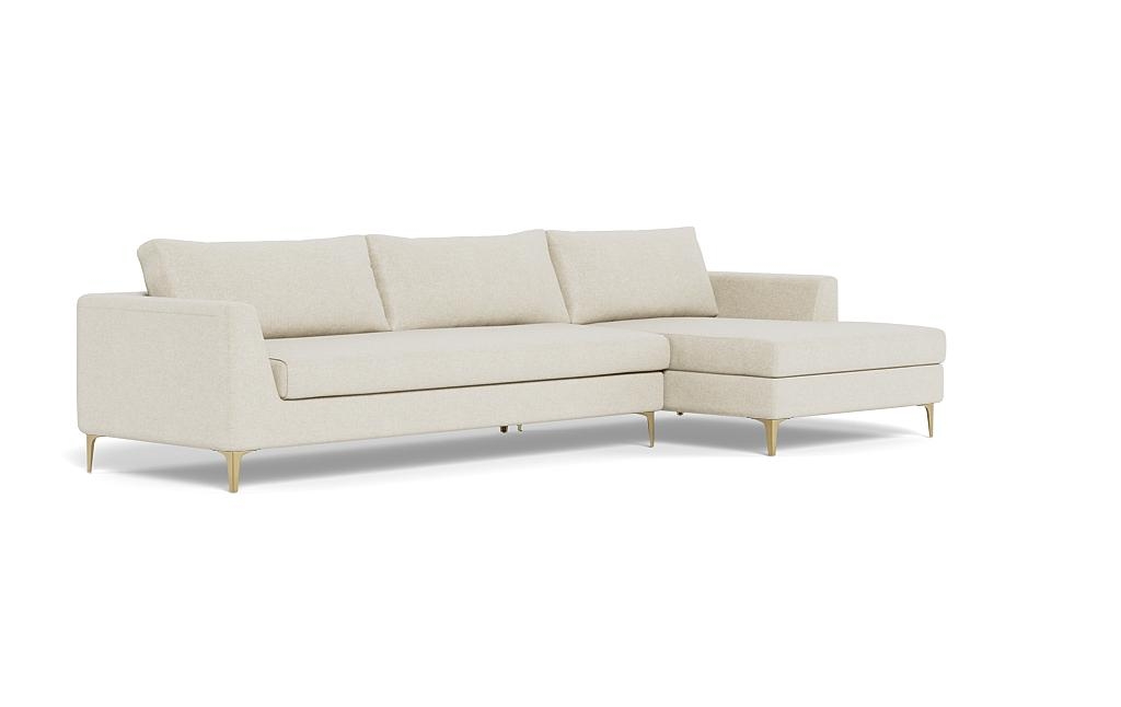 Asher 3-Seat Right Chaise Sectional - Image 1