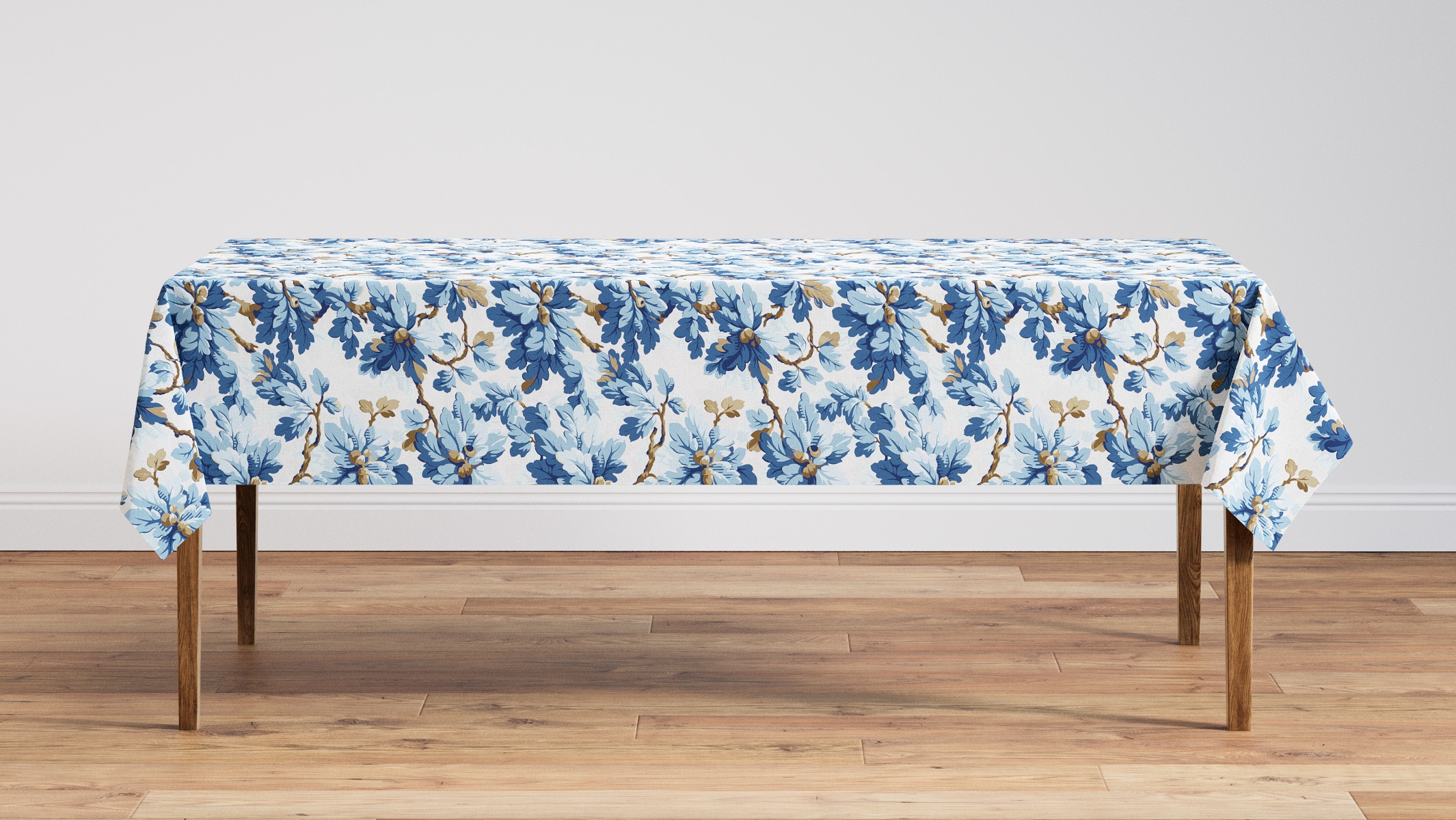Tablecloth 56" x 90", Delft Woodland, 56" x 90" - Image 1