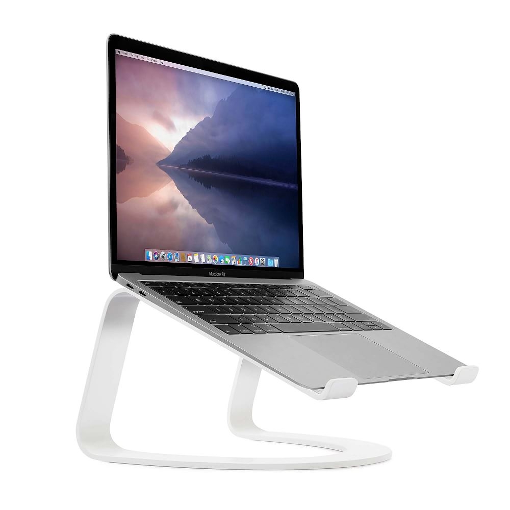 Twelve South Curve Laptop Stand, White - Image 0