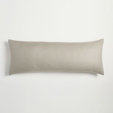 European Flax Linen Body Pillow Cover, One Size, White - Image 2