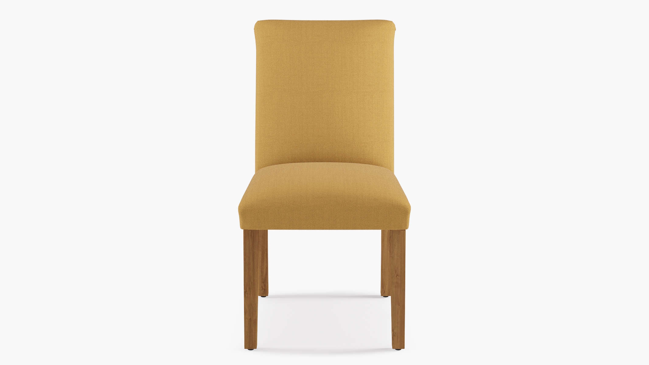 Classic Dining Chair, French Yellow Everyday Linen, Natural - Image 0