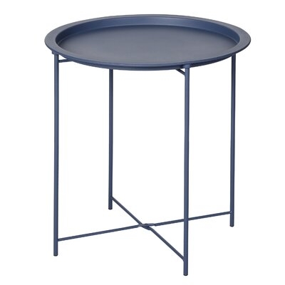 Annalei Tray Top Cross Legs End Table - Image 0