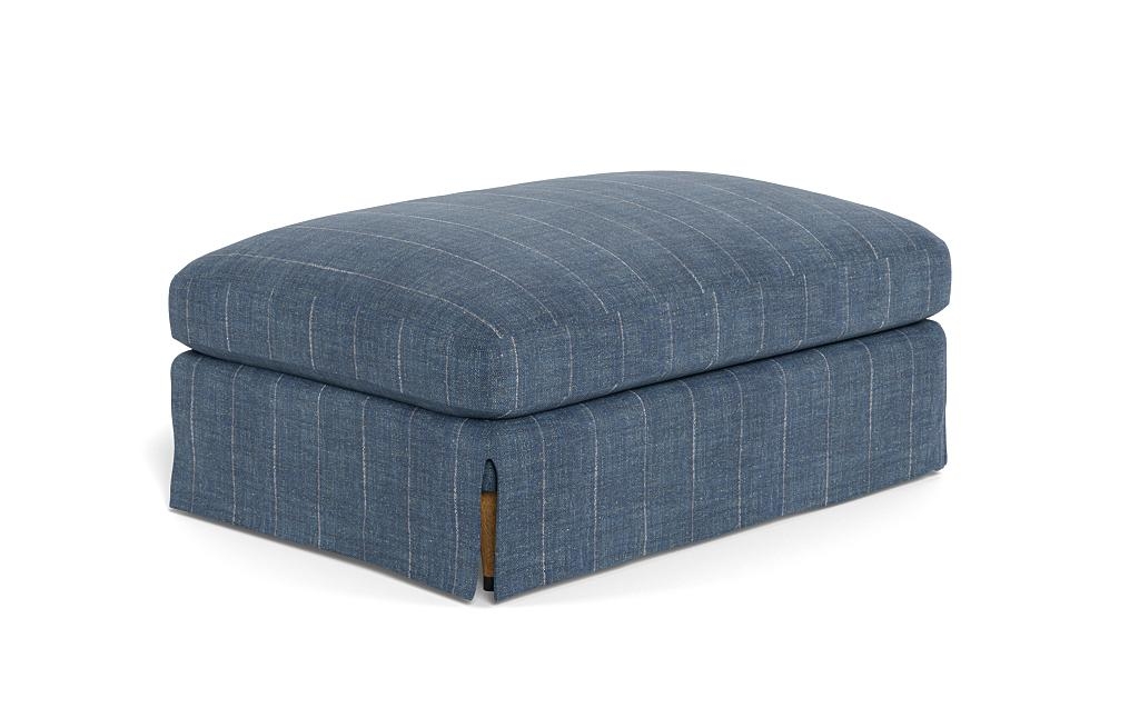Maxwell Slipcovered Ottoman by Apartment Therapy - Image 1
