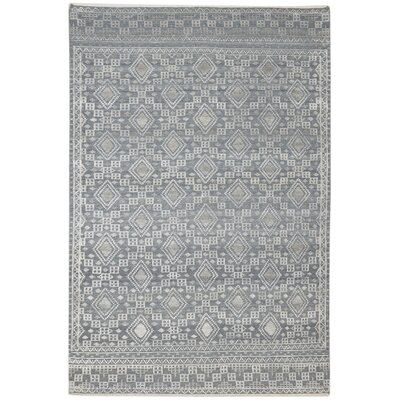 One-of-a-Kind Aarohan Hand-Knotted 6' x 9'10" Area Rug in Gray - Image 0