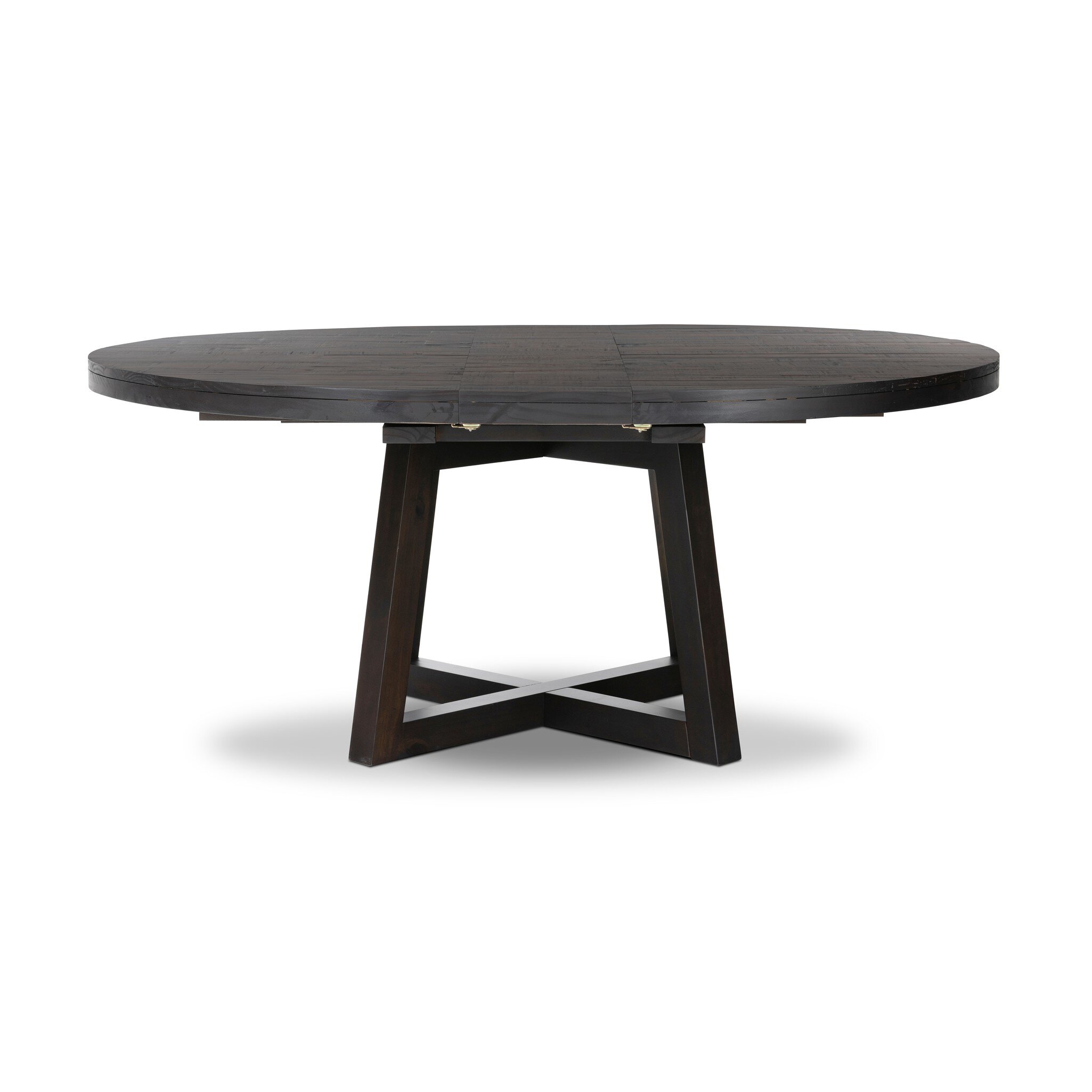 Eberwin Round Ext Dining Table - Dark Carbon - Image 0