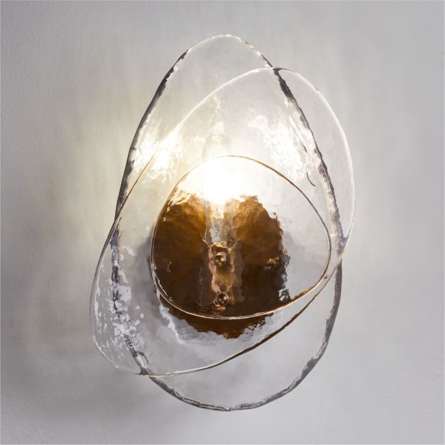 Darya Layered Glass Wall Sconce Light - Image 0