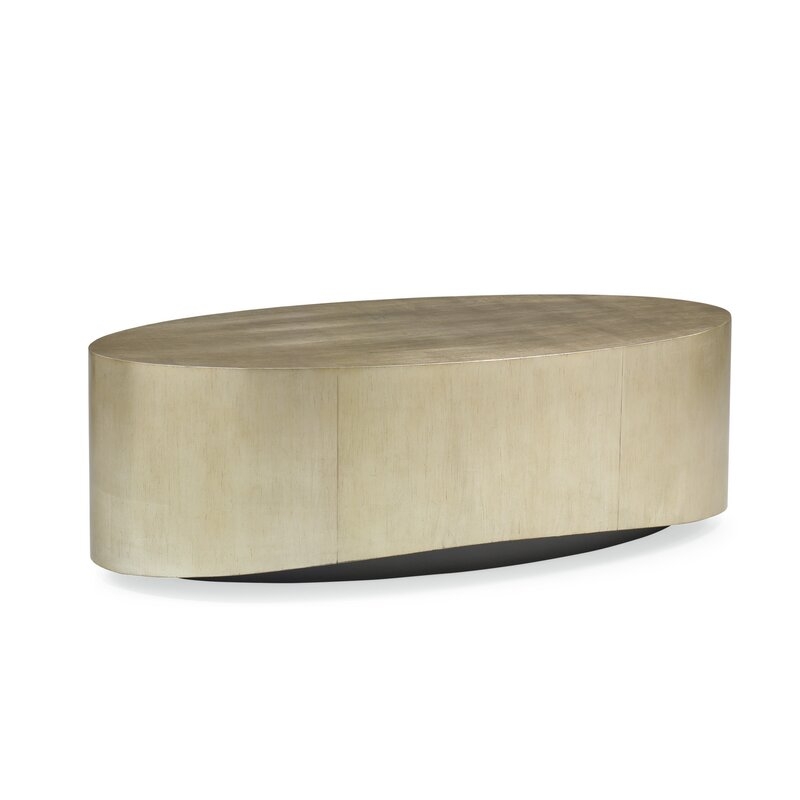 Caracole Classic Come Oval Here Oval Coffee Table - Image 0