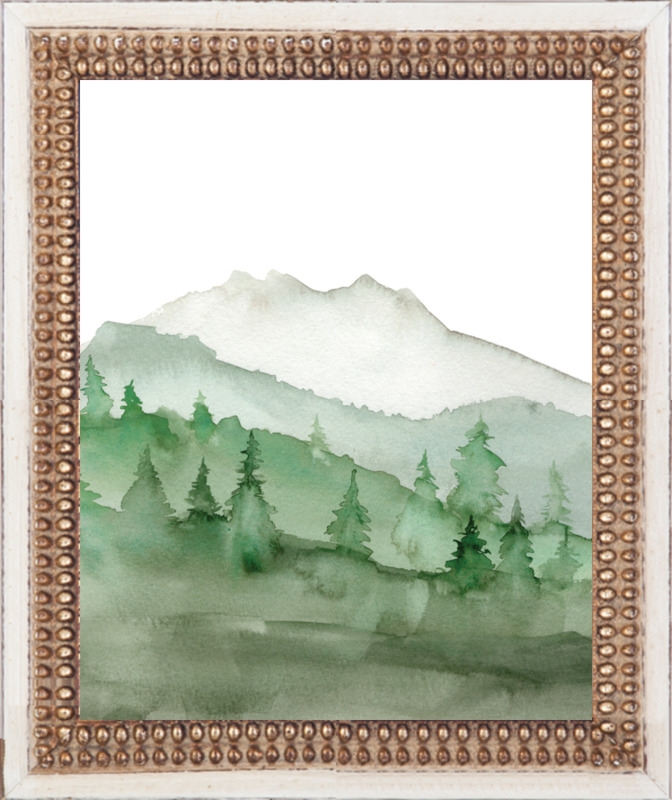 Watercolor Mountain Art Print by Lana Effron for Artfully Walls - Image 0