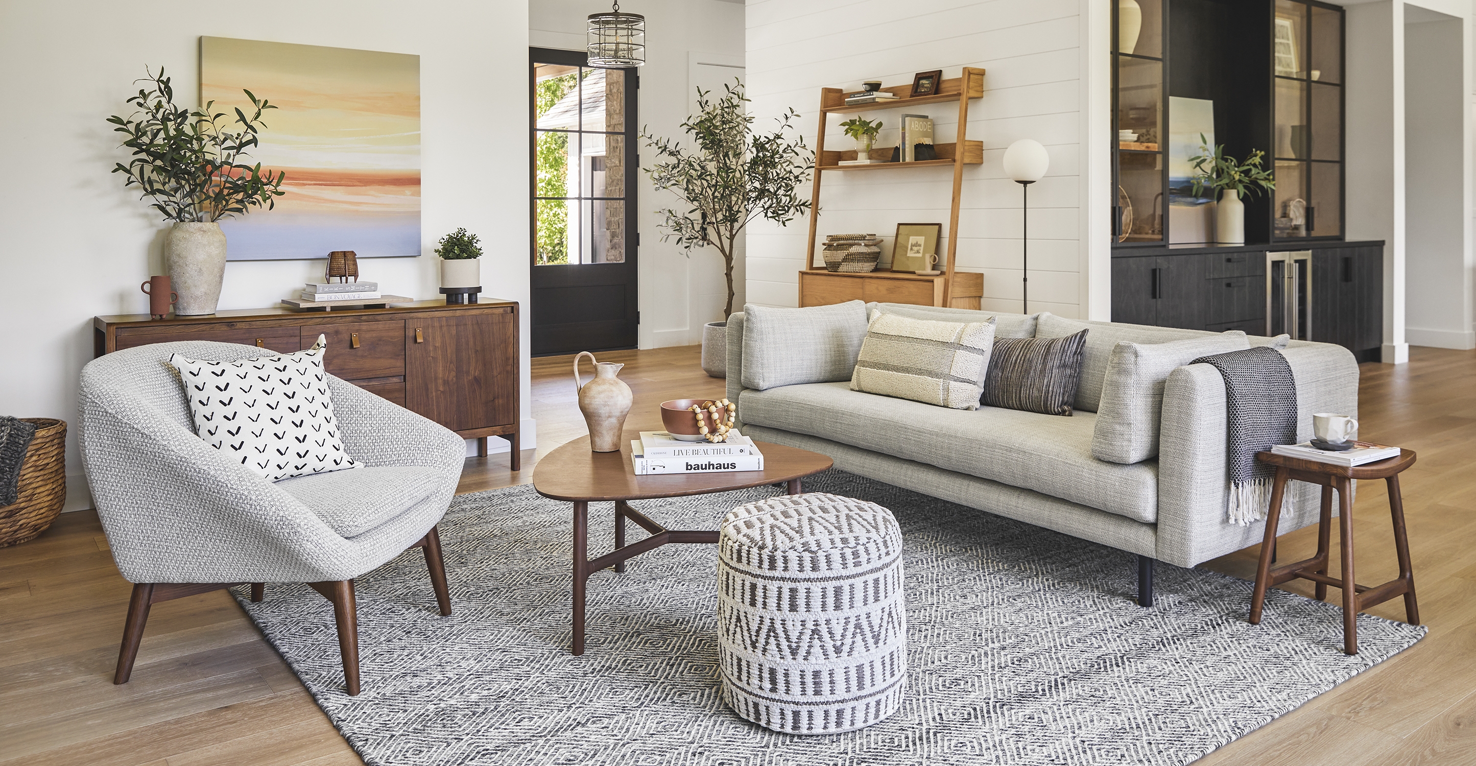 Lappi Serene Gray Sofa - Image 1