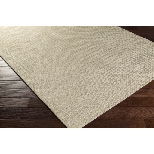 Drift Wood Green Indoor 2' x 3' Handmade Rug - Image 1