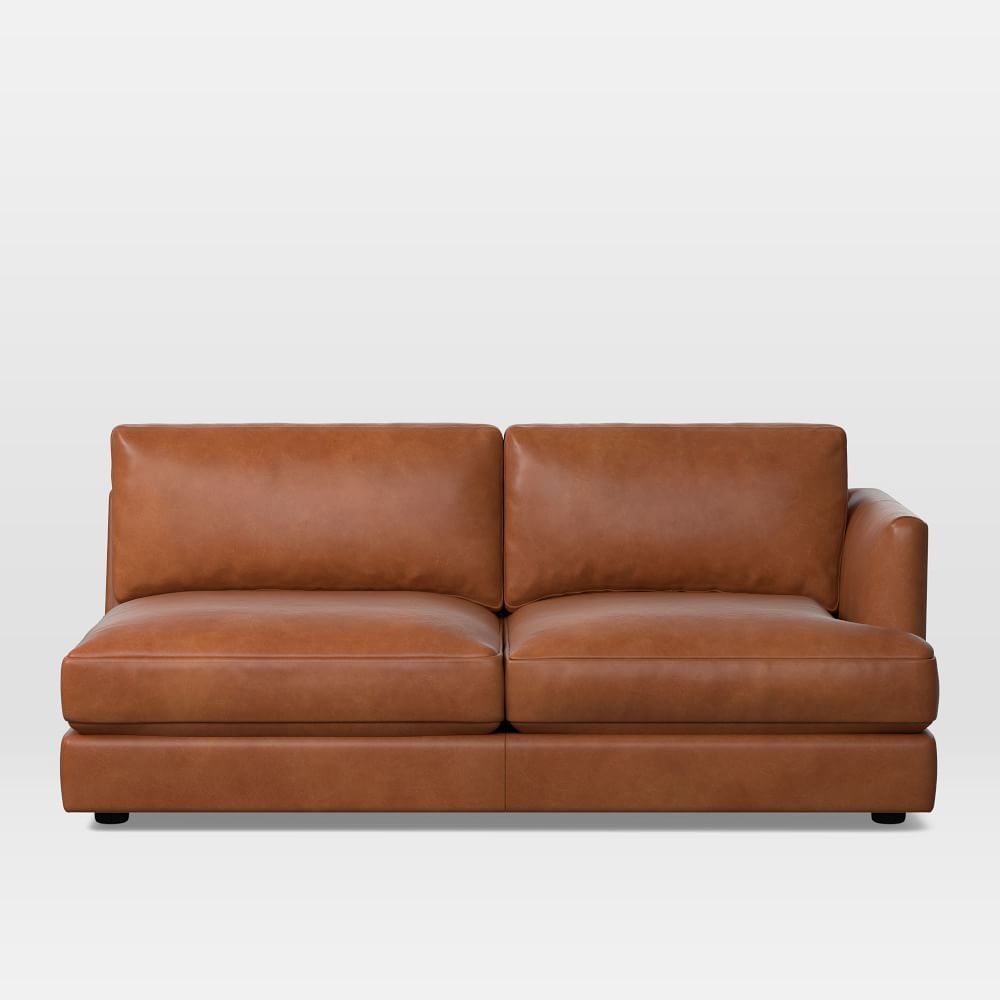 Haven RA Sofa, Poly, Saddle Leather, Nut - Image 0