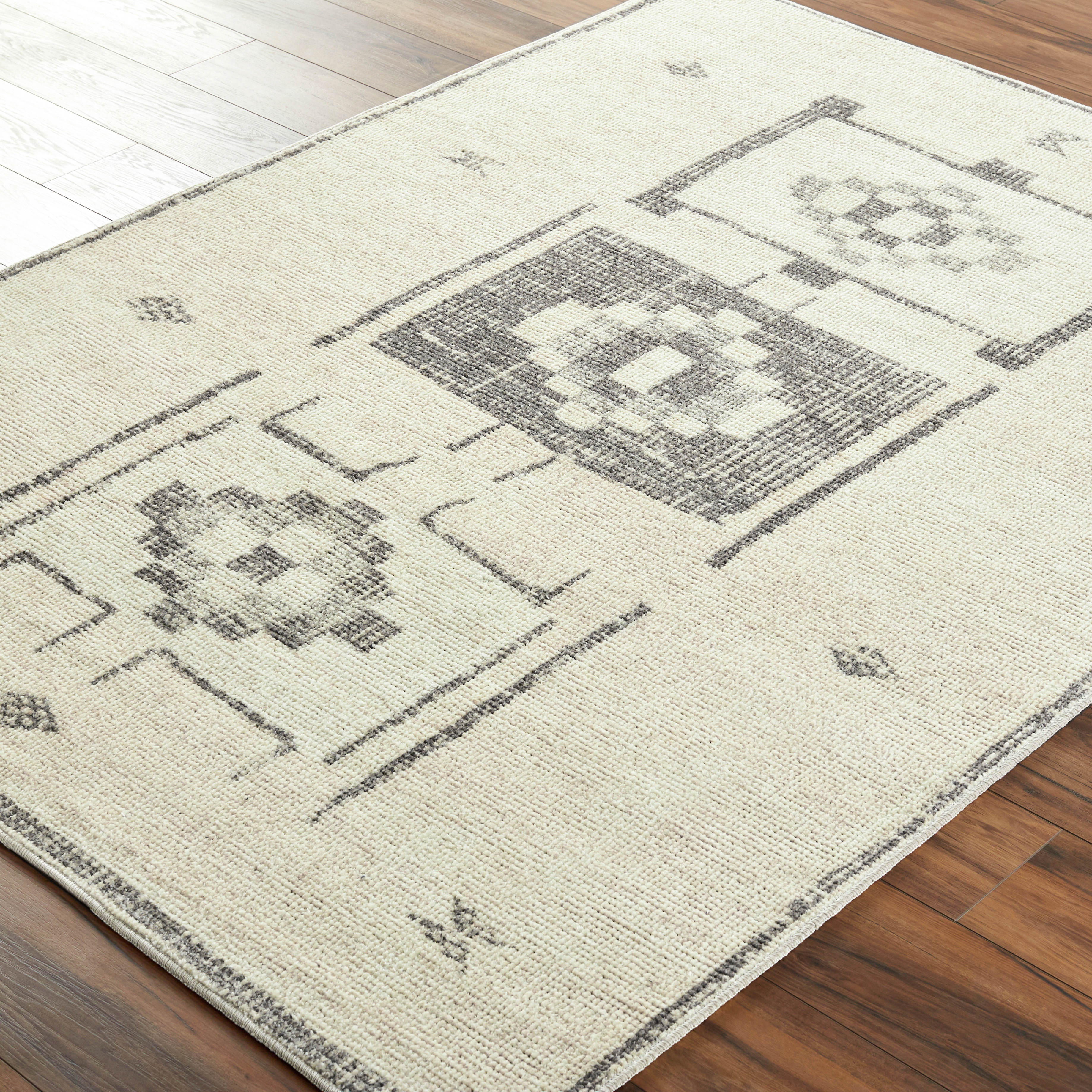 Solana Beige Indoor 7'10" x 10' Machine Woven Rug - Image 2
