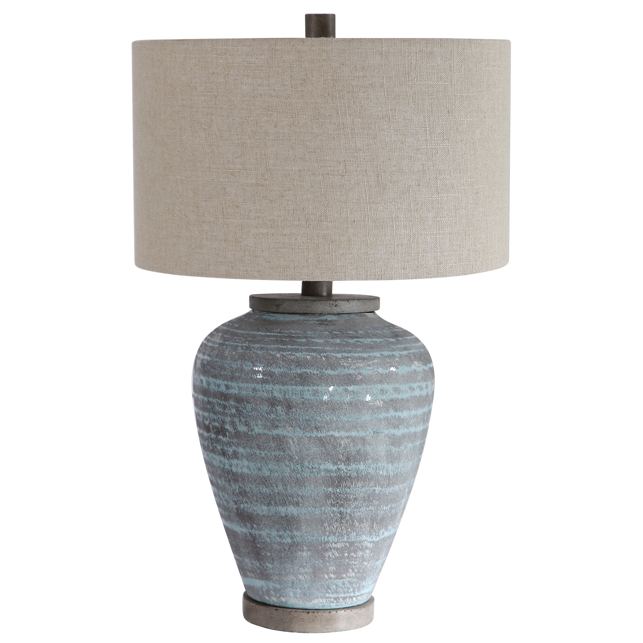 Pelia Light Aqua Table Lamp - Image 8