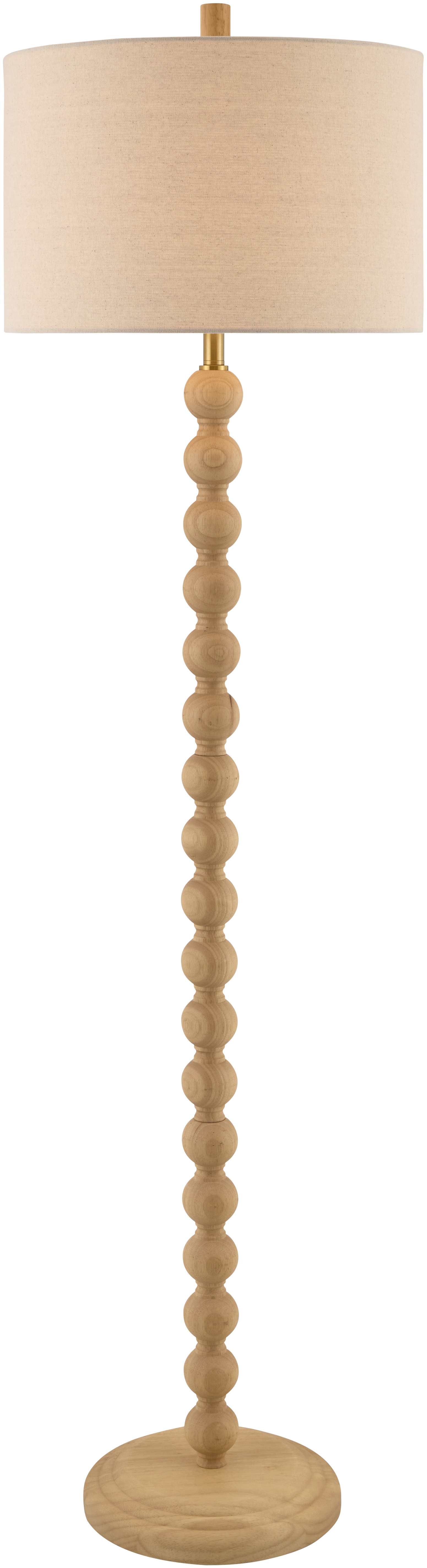 Lubao  Hand Painted 62"H x 16"W x 16"D Accent Floor Lamp - Image 0