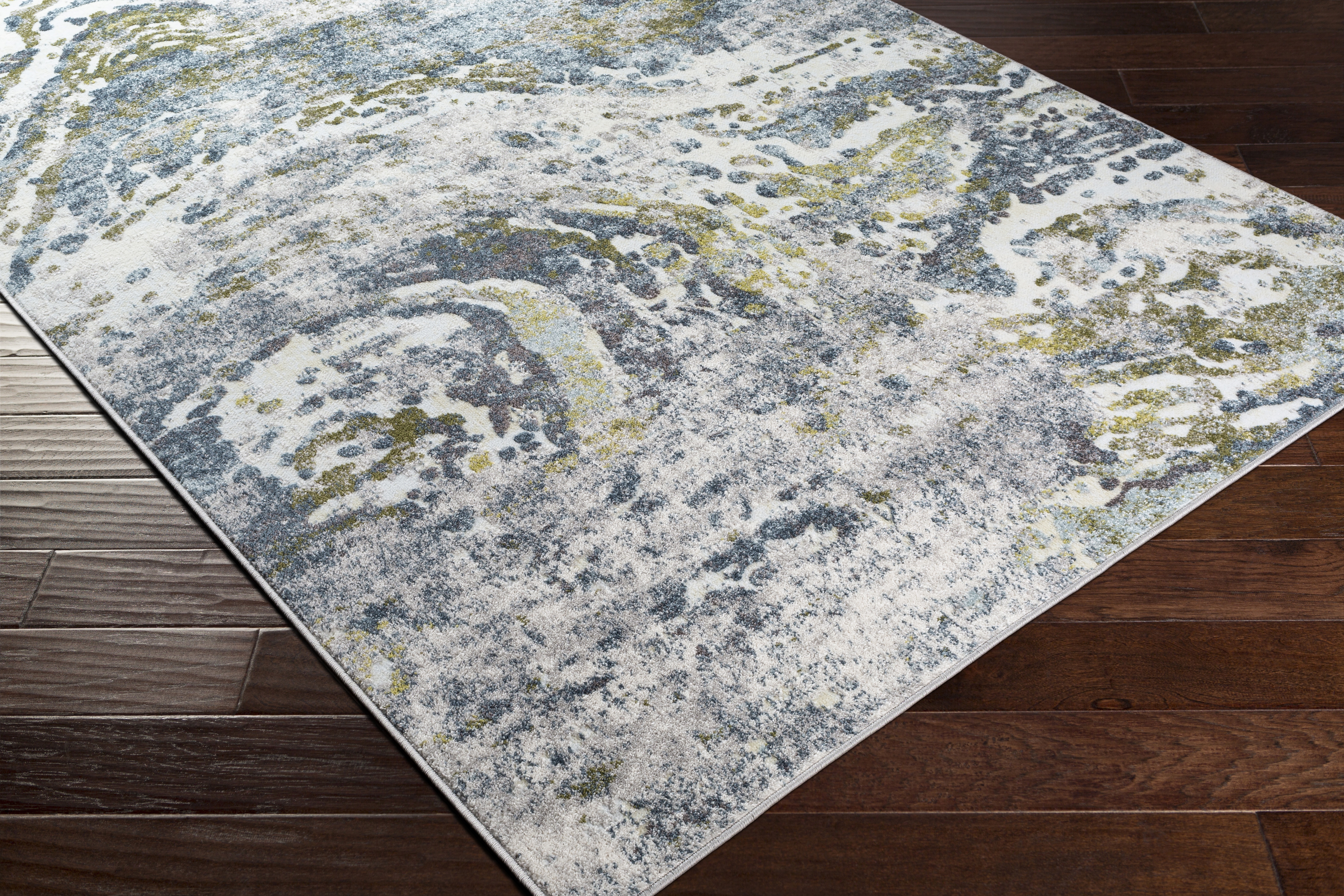 New Mexico Green Indoor 2' x 2'11" Machine Woven Rug - Image 6