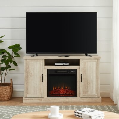 TV Stand for TVs up to 55" with Electric Fireplace Included - Image 0